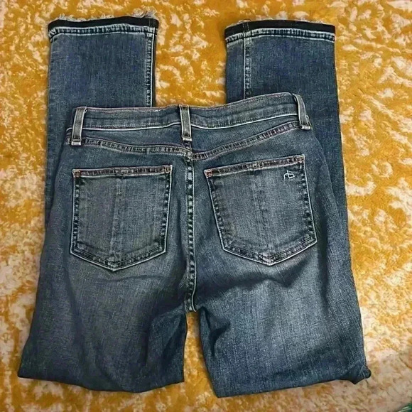Rag & Bone Straight five pocket jeans made in USA 24 - Picture 2 of 7